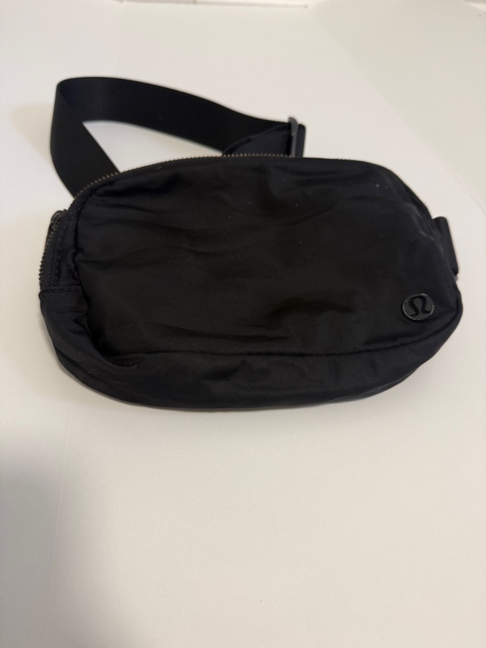 lululemon athletica Black Belt Bag with Adjustable Strap